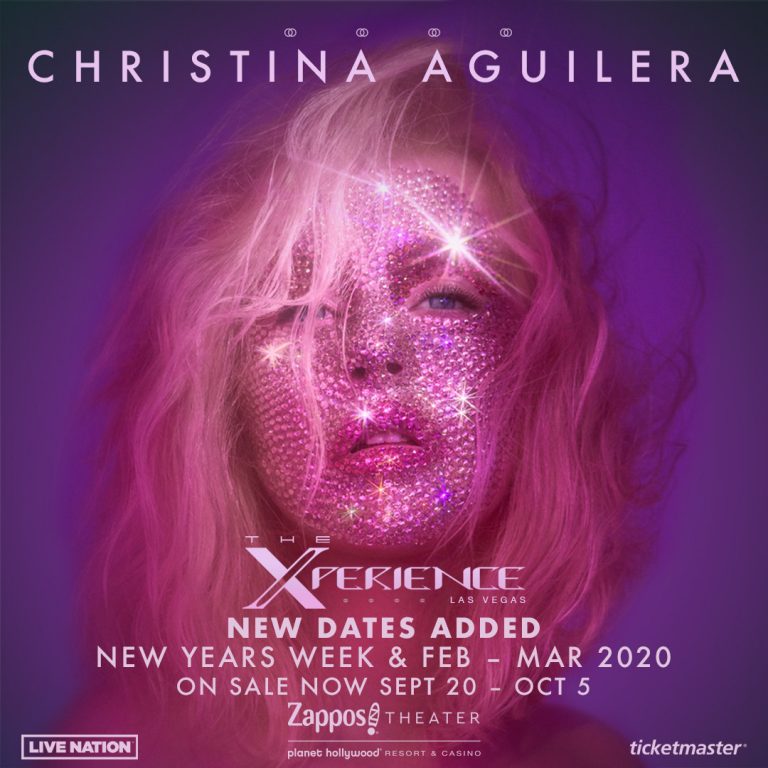 Christina Aguilera announces 10 new dates for The Xperience at Planet Hollywood Resort & Casino